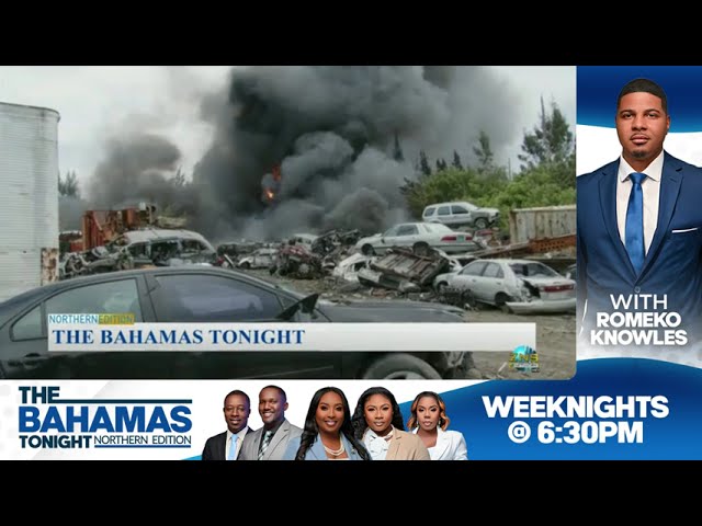 Fire At Grand Bahama Scrapyard