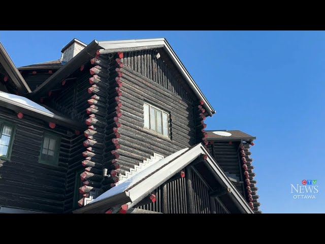 Largest log cabin in the world, the Château Montebello in Quebec, is being put up for sale