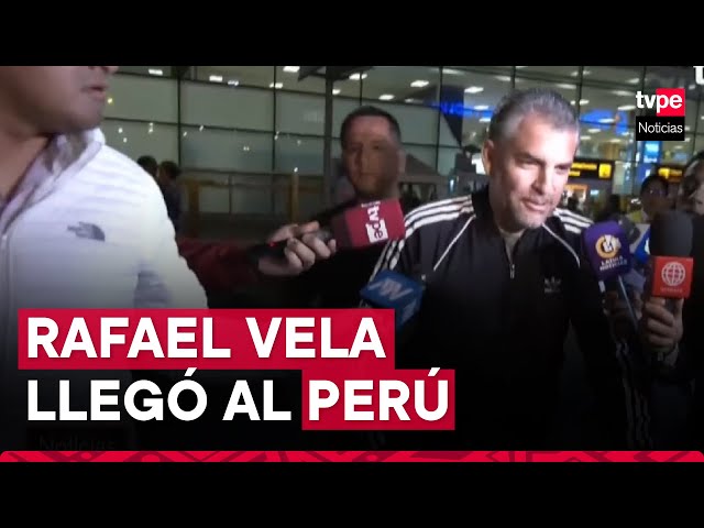 Fiscal Rafael Vela regresó al Perú y respondió sobre declaraciones de Jaime Villanueva