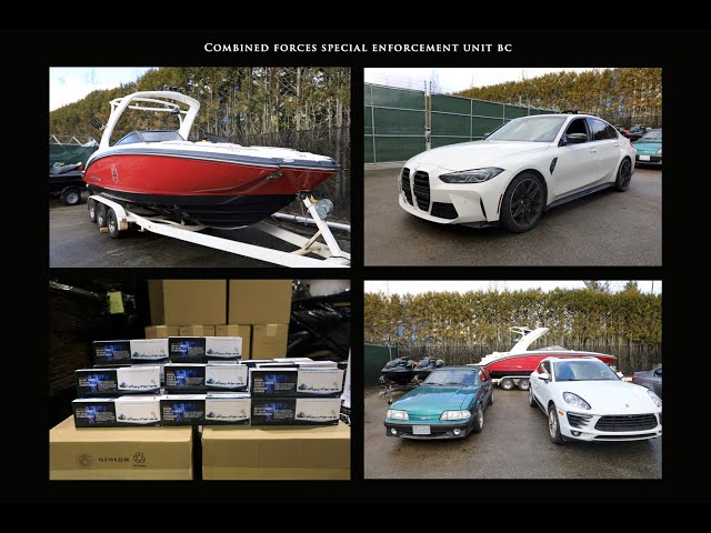 $11 million worth of contraband cigarettes, a speedboat and cocaine seized in British Columbia