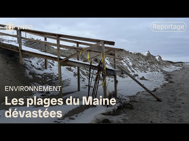 La côte du Maine dévastée