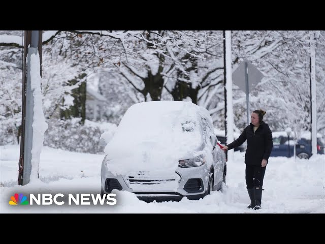 Winter storm slams the Northeast as a second system approaches