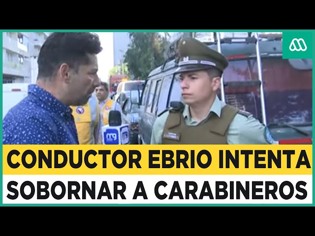 Mucho Gusto | Conductor ebrio intentó sobornar a carabineros en medio de control en Estación Central