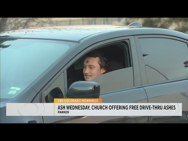 One church offers drive-thru services for Ash Wednesday