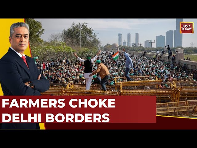 News Today With Rajdeep Sardesai LIVE: Farmer Protest Escalates | Farmers choke Delhi borders