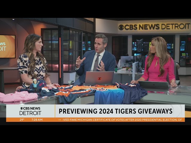 A look at 2024 Detroit Tigers fan giveaways