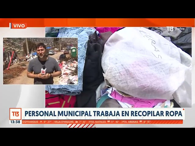 Ropa donada para damnificados sigue tirada en las calles