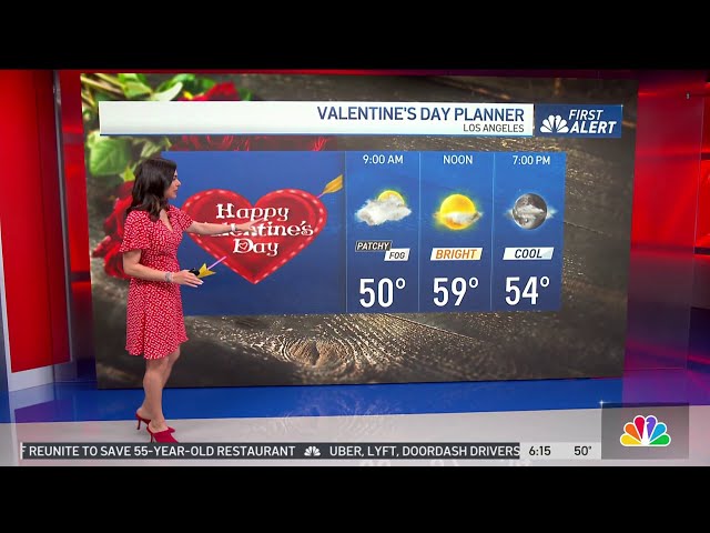 First Alert Forecast: Valentine's Day weather