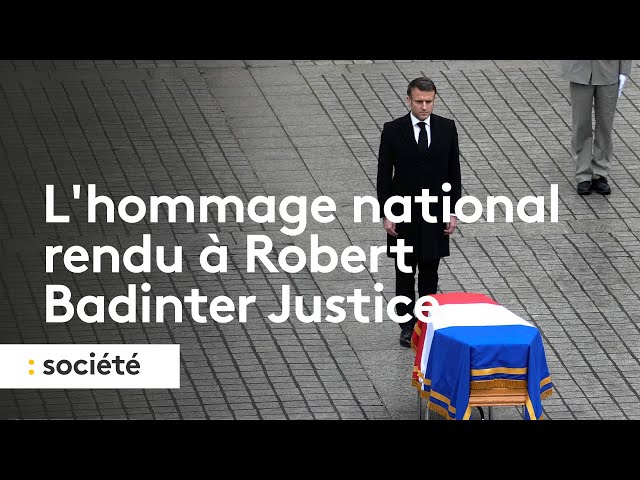 Mort de Robert Badinter : l'hommage national rendu à l'ancien ministre de la Justice