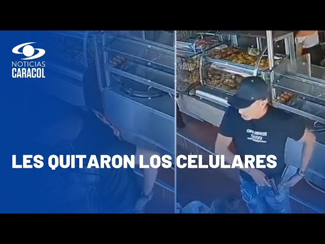 Estos descarados ladrones atracaron a dos niñas en Bello, Antioquia