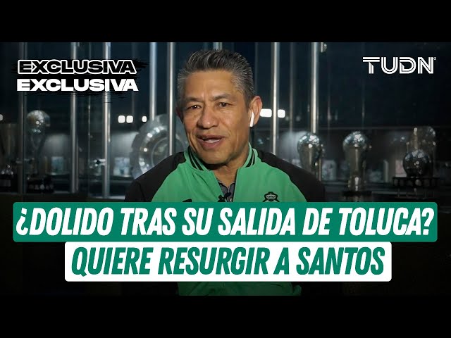 Ignacio Ambriz en EXCLUSIVA  Su demanda con Toluca y NUEVO RETO en Santos | TUDN