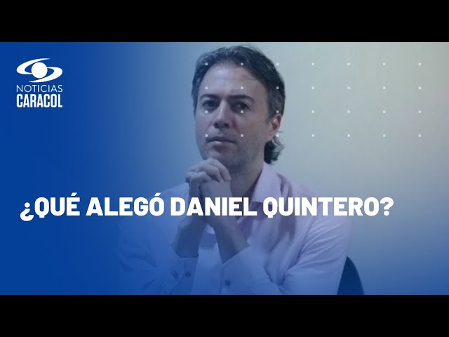 Daniel Quintero no acepta cargos por presunta participación en política