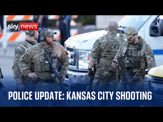 Police news conference after shooting near Kansas City Chiefs' Super Bowl parade