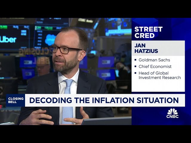 Core PCE inflation is on its way to Fed's 2% goal, says Goldman Sachs' Jan Hatzius