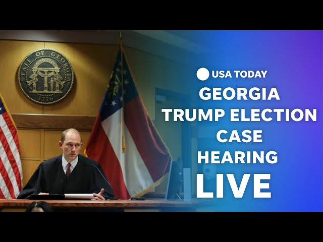 Watch live: Trump election interference case hearing on District Attorney Fani Willis