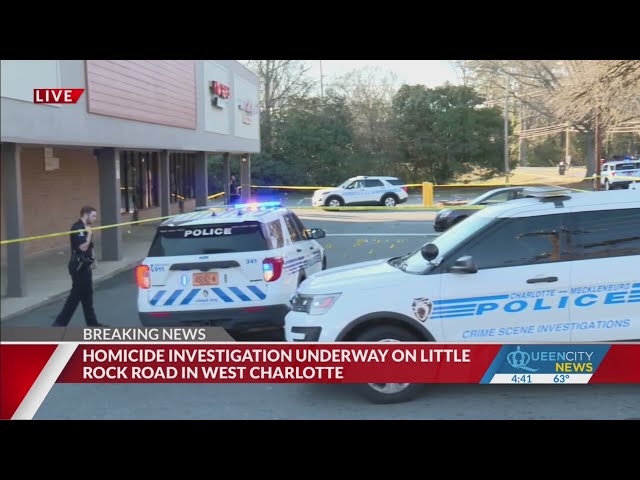 Homicide investigation underway in west Charlotte