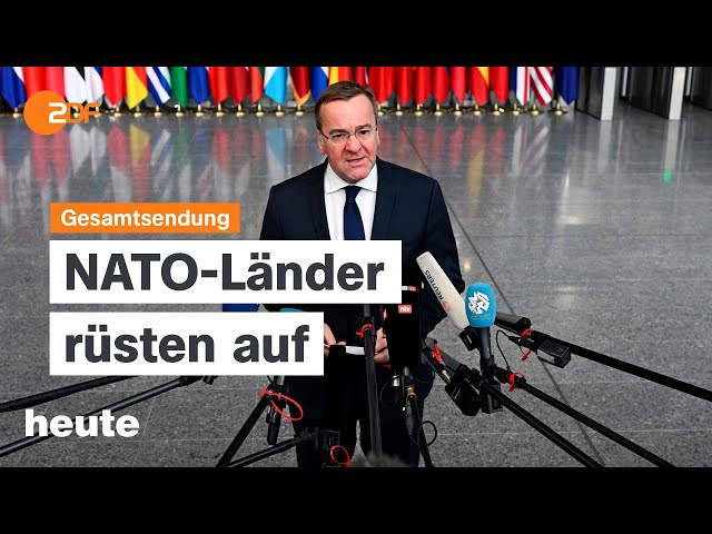 heute 19:00 Uhr vom 14.02.24 Finanzierung der Bundeswehr, Konjunkturprognose, Dieselskandal