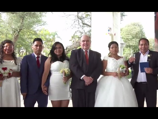 Santa Beatriz: 100 parejas se casan en el Día de San Valentín