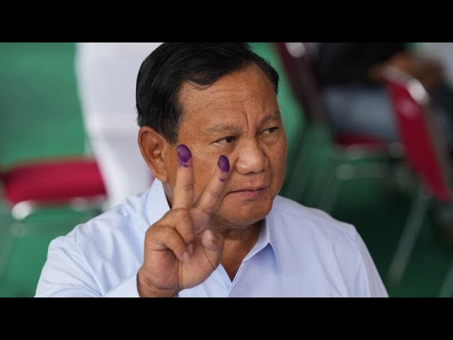 Subianto anuncia su victoria en las elecciones presidenciales de Indonesia