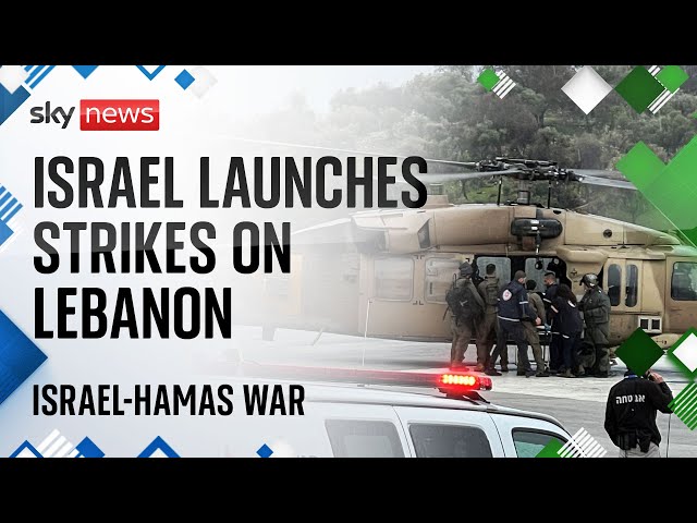 Israel launches air strikes in Lebanon after Israeli soldier is killed