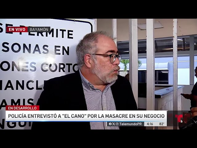 Abogado confirma que "El Cano" fue testigo de la masacre