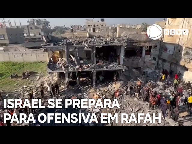 Exército de Israel se prepara para ofensiva em Rafah