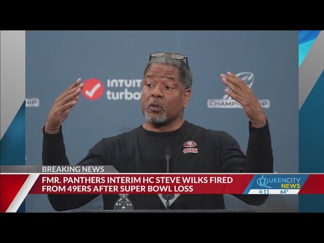 Former Panthers' coach Steve Wilks fired as 49ers DC