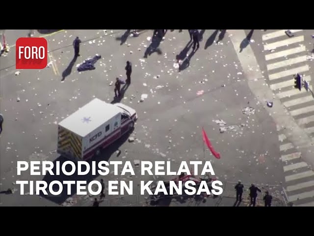 Periodista testigo del tiroteo en Kansas narra lo que vivió: “Todavía estaba Mahomes” - A las Tres