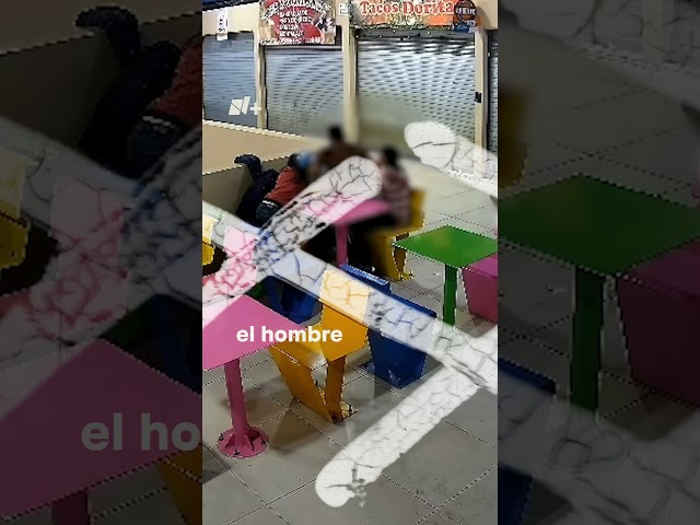 Hombre golpea a su expareja frente a sus hijos en mercado de Querétaro - N+ #Shorts