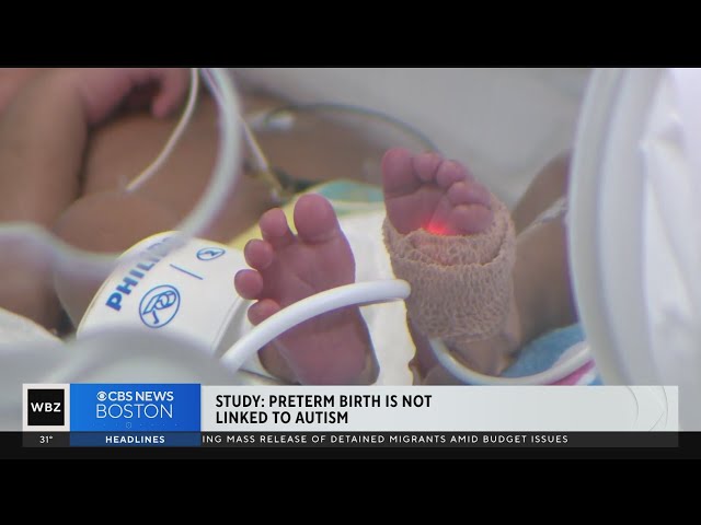 No link between preterm birth and autism, new study says