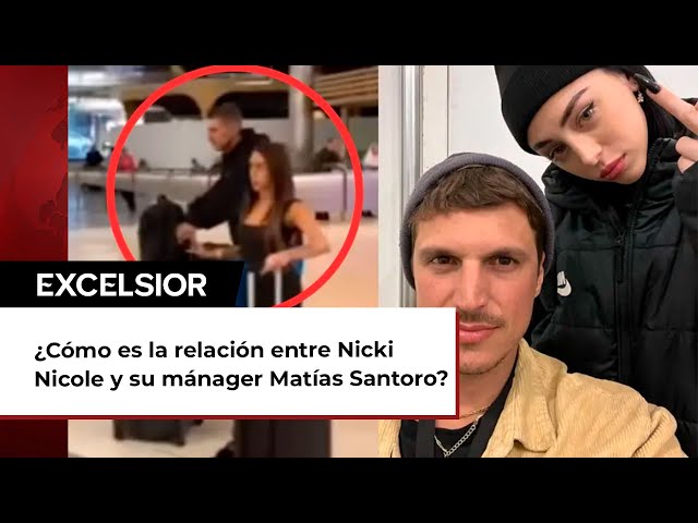 ¿Cómo es la relación entre Nicki Nicole y su mánager Matías Santoro