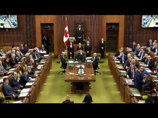 Pro-Palestinian protesters rally during question period | ISRAEL-HAMAS NEWS