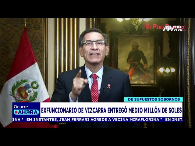 Exfuncionario de Martín Vizcarra entregó medio millón de soles de supuestos sobornos