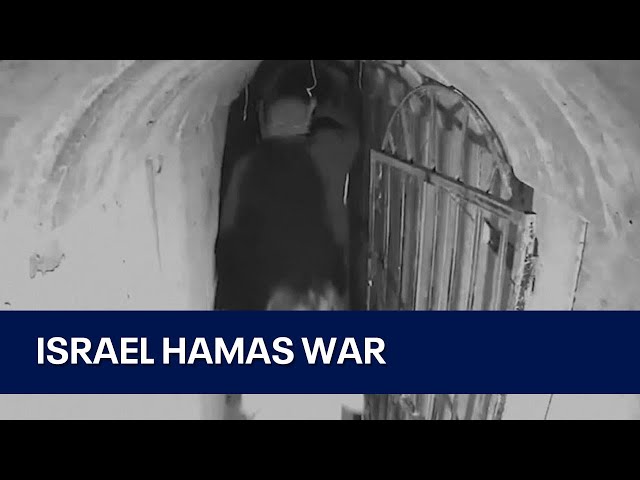 Video shows Hamas leader in tunnel