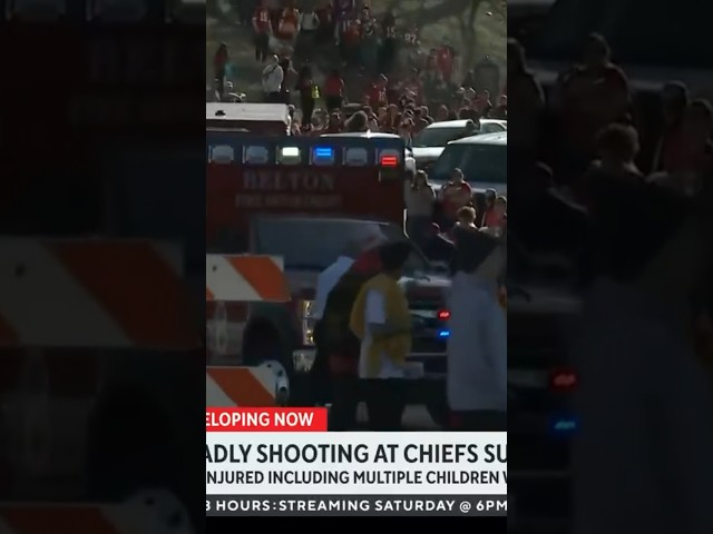 Shooting after Kansas City Chiefs Super Bowl victory parade kills 1, at least 21 wounded #shorts