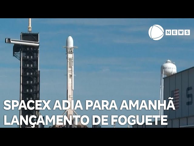 SpaceX adia para amanhã lançamento de sonda à Lua