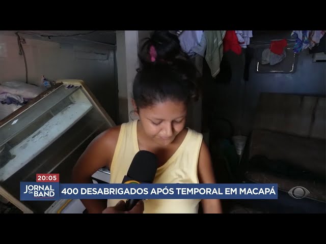 Chuva deixa 400 pessoas desabrigadas em Macapá