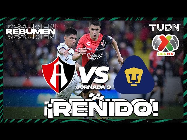 Resumen | Atlas vs Pumas | CL2024 - Liga Mx J9 | TUDN