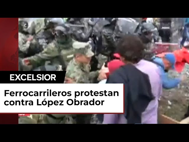 Marina desaloja a protestantes del Tren Interoceánico en Oaxaca