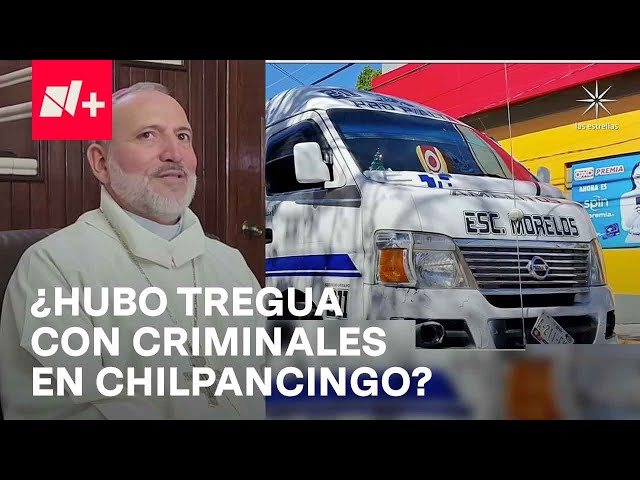 Chilpancingo: Restablecen transporte público; Obispos habrían pactado tregua con crimen organizado