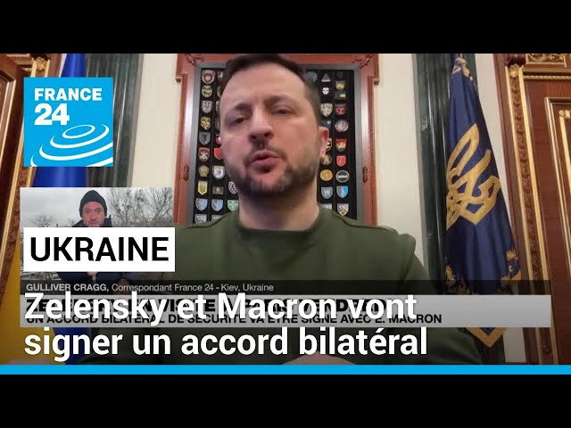 Emmanuel Macron et Volodymyr Zelensky vont signer un accord bilatéral de sécurité vendredi