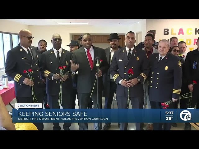 Detroit Fire Department hosting fire prevention campaign aimed at seniors