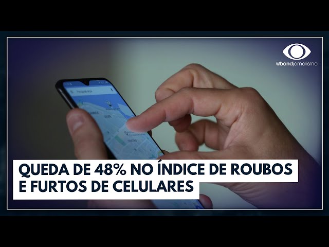 Redução de 48% em roubos e furtos de celulares I Bora Brasil