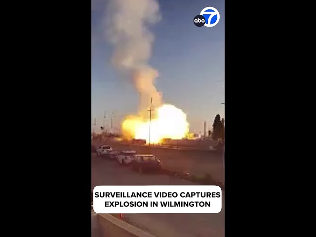 Surveillance video captures explosion in Wilmington