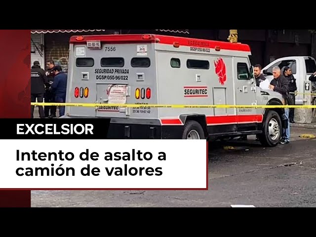 Intento de asalto a camión de valores en Guadalajara deja dos custodios muertos