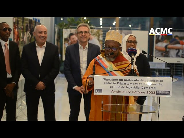 Signature du protocole de coopération entre la Seine Saint Denis et Ngazidja