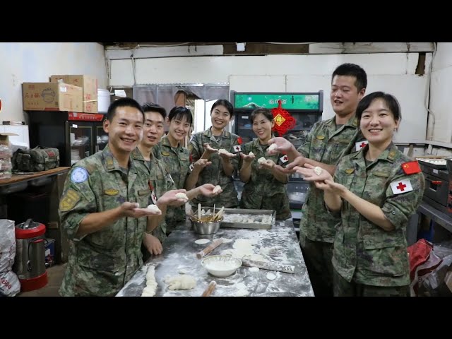 Chinese peacekeepers hold activities to celebrate Spring Festival