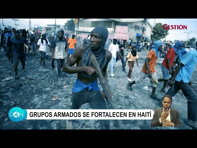 Grupos armados se fortalecen en Haití