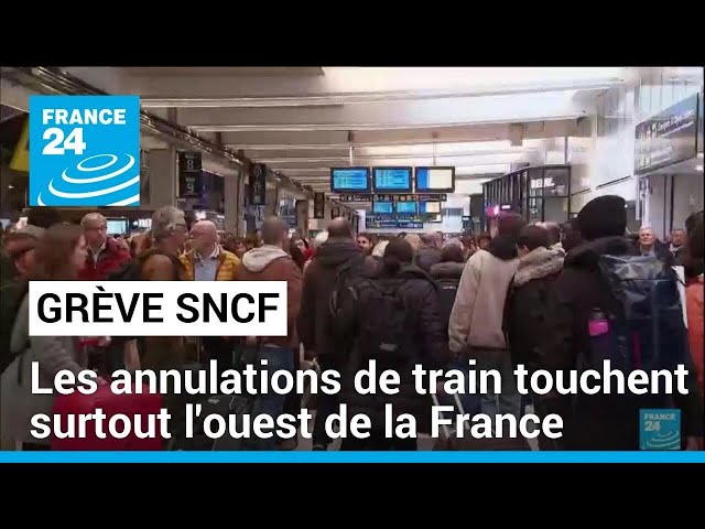 Grève des contrôleurs SNCF : les annulations de TGV touchent particulièrement l'Ouest