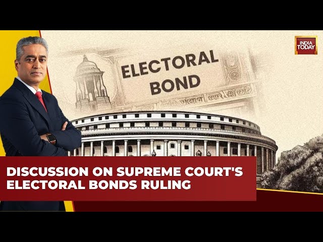 Rajdeep Sardesai Live: Supreme Court Scraps Electoral Bond | SC Verdict Big Blow To Modi Govt LIVE